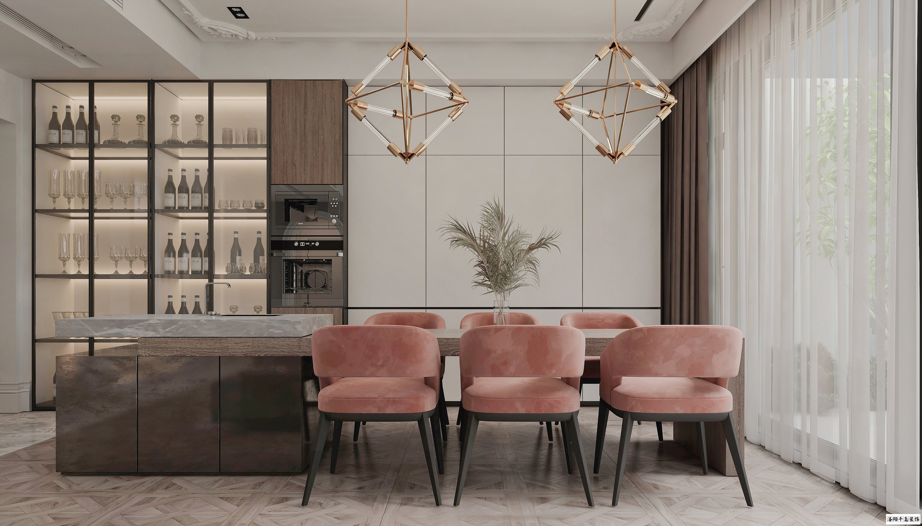 洛陽(yáng)法式餐廳裝修案例