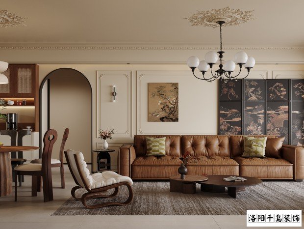 中古風(fēng)客廳裝修